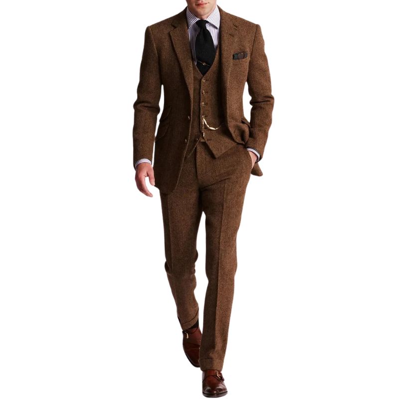 Ricardo - Men's vintage retro 3-piece suit for a stylish look