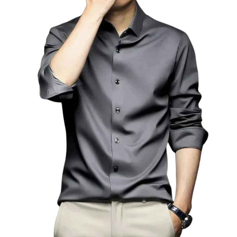 Eric - Soft Silk Business Shirt