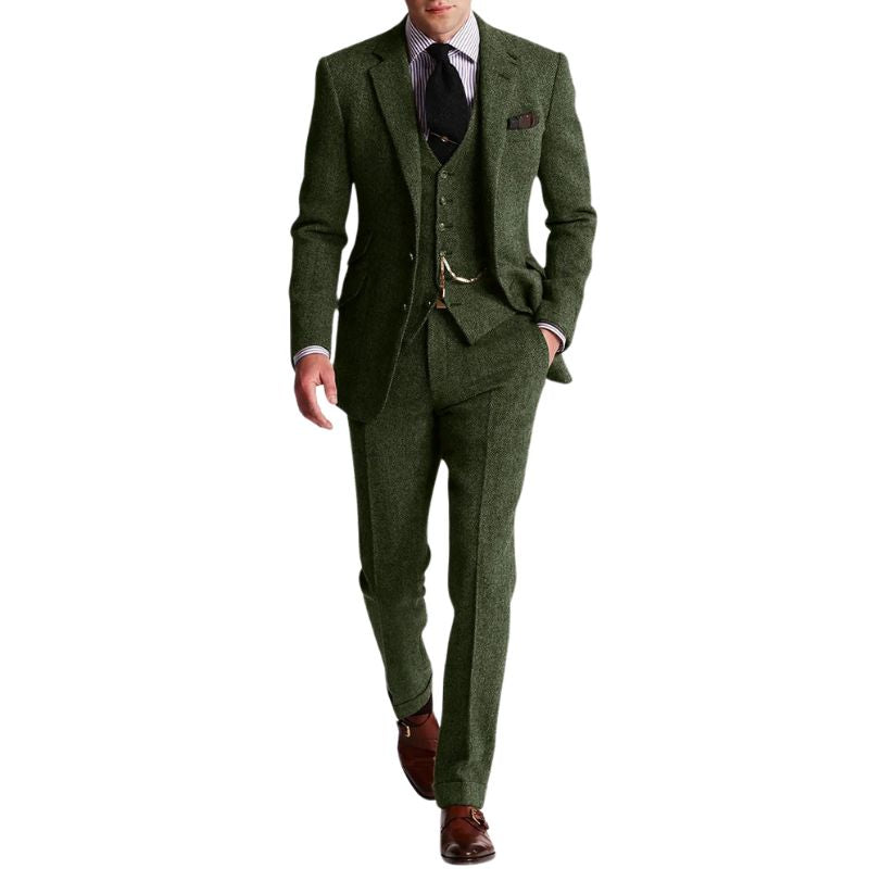 Ricardo - Men's vintage retro 3-piece suit for a stylish look