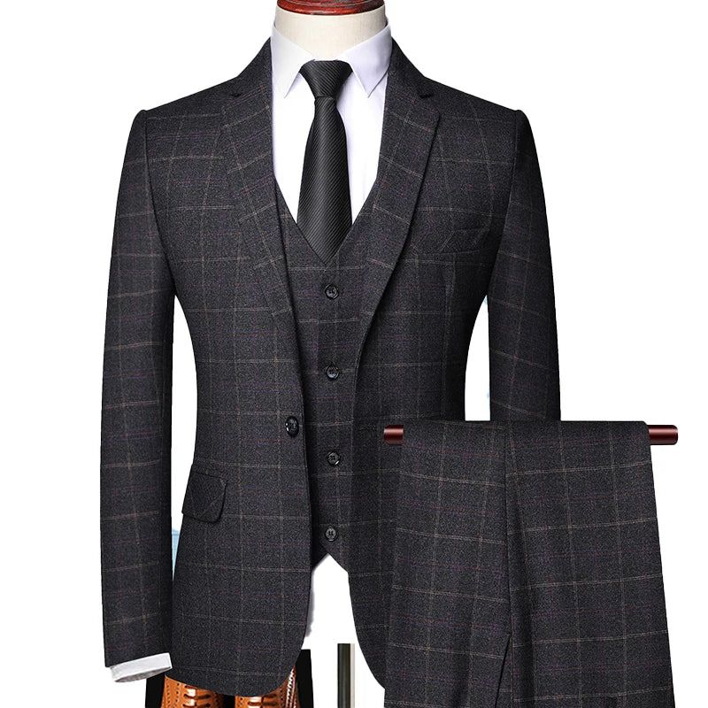 Dalton - Stylish three-piece men's costume inspired by Peaky Blinders