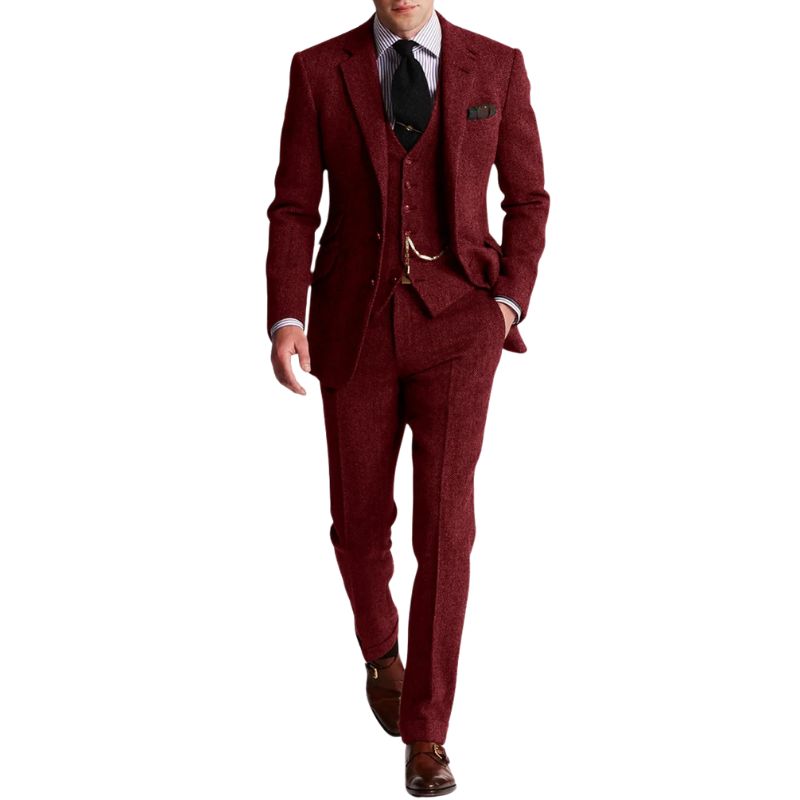 Ricardo - Men's vintage retro 3-piece suit for a stylish look