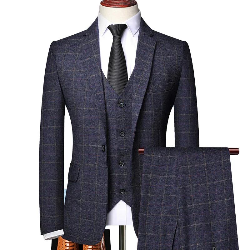 Dalton - Stylish three-piece men's costume inspired by Peaky Blinders