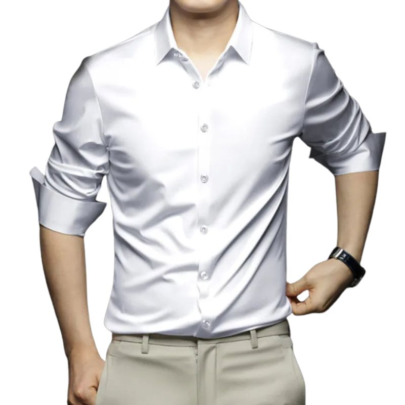 Eric - Soft Silk Business Shirt