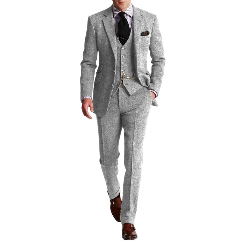 Ricardo - Men's vintage retro 3-piece suit for a stylish look