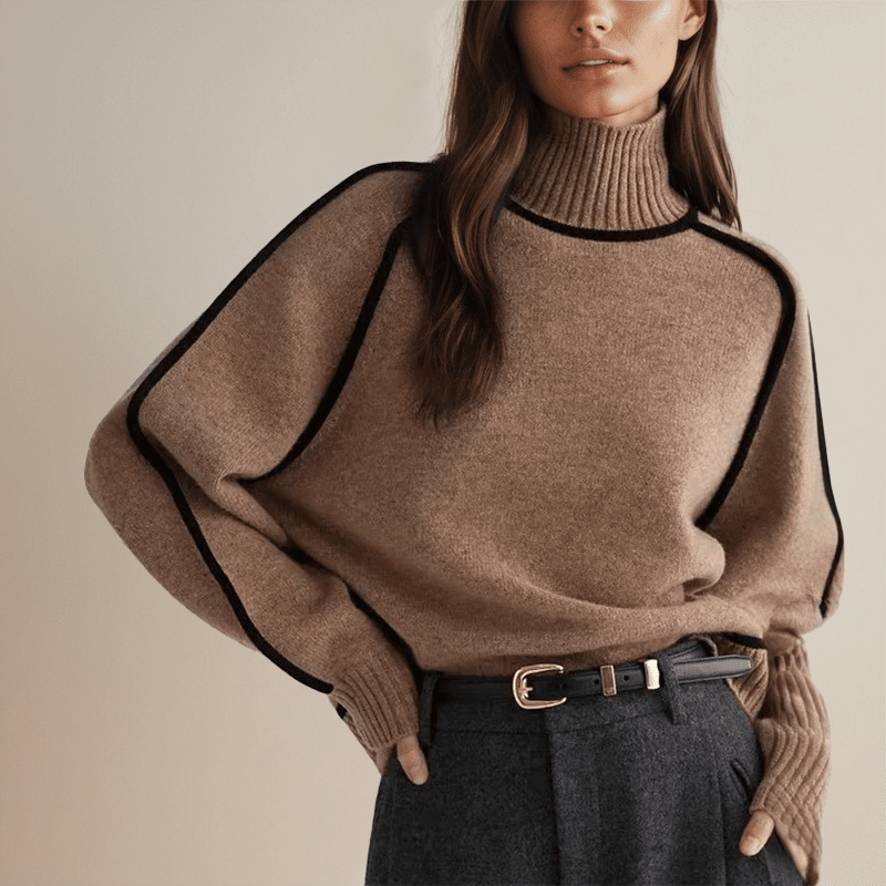 Emilie - Soft and stylish turtleneck for winter