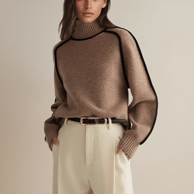 Emilie - Soft and stylish turtleneck for winter