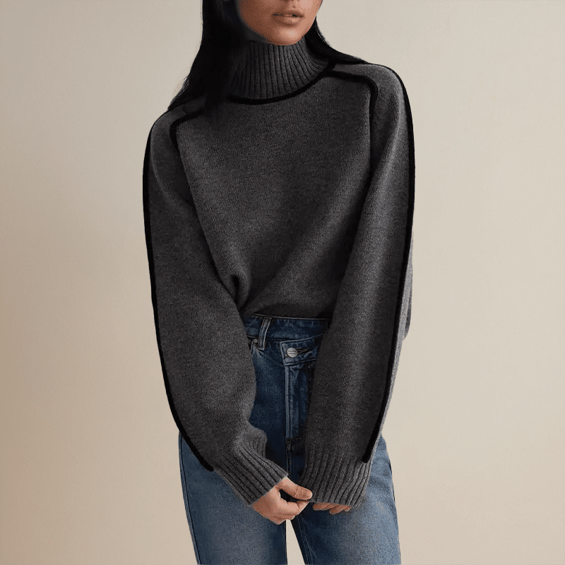 Emilie - Soft and stylish turtleneck for winter