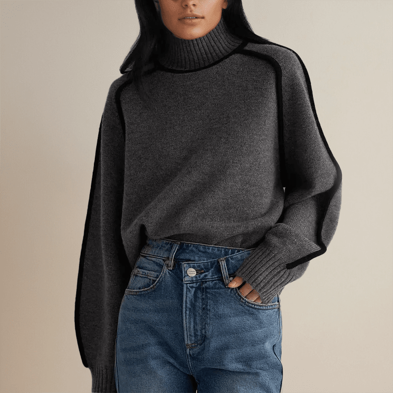 Emilie - Soft and stylish turtleneck for winter