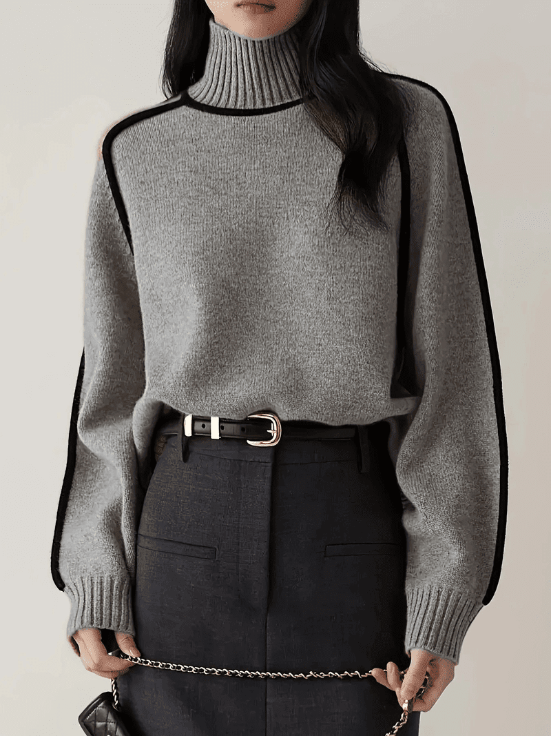 Emilie - Soft and stylish turtleneck for winter