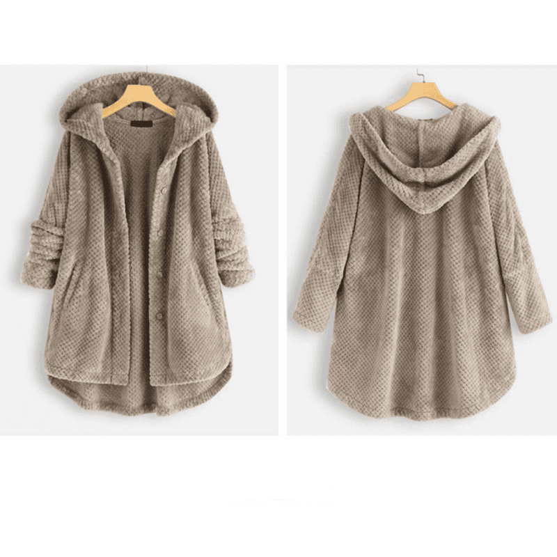 Amaya - Stylish hooded fleece jacket