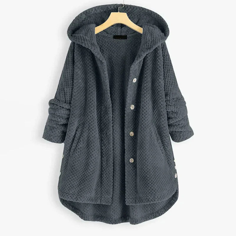 Amaya - Stylish hooded fleece jacket